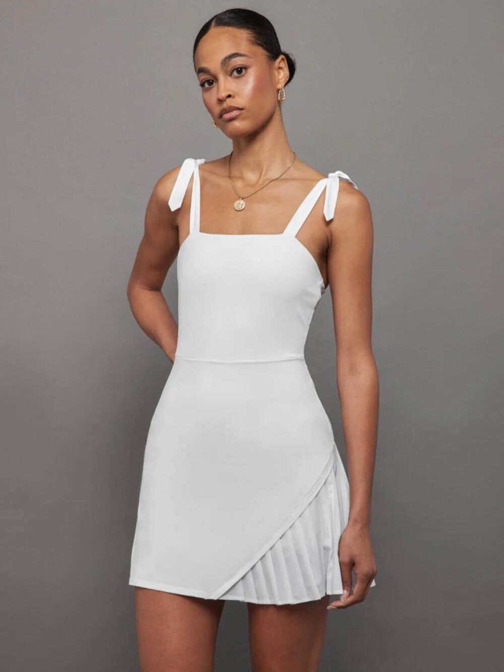 AS Revival White Athletic Dress Women Tennis Pickleball Bachelorette